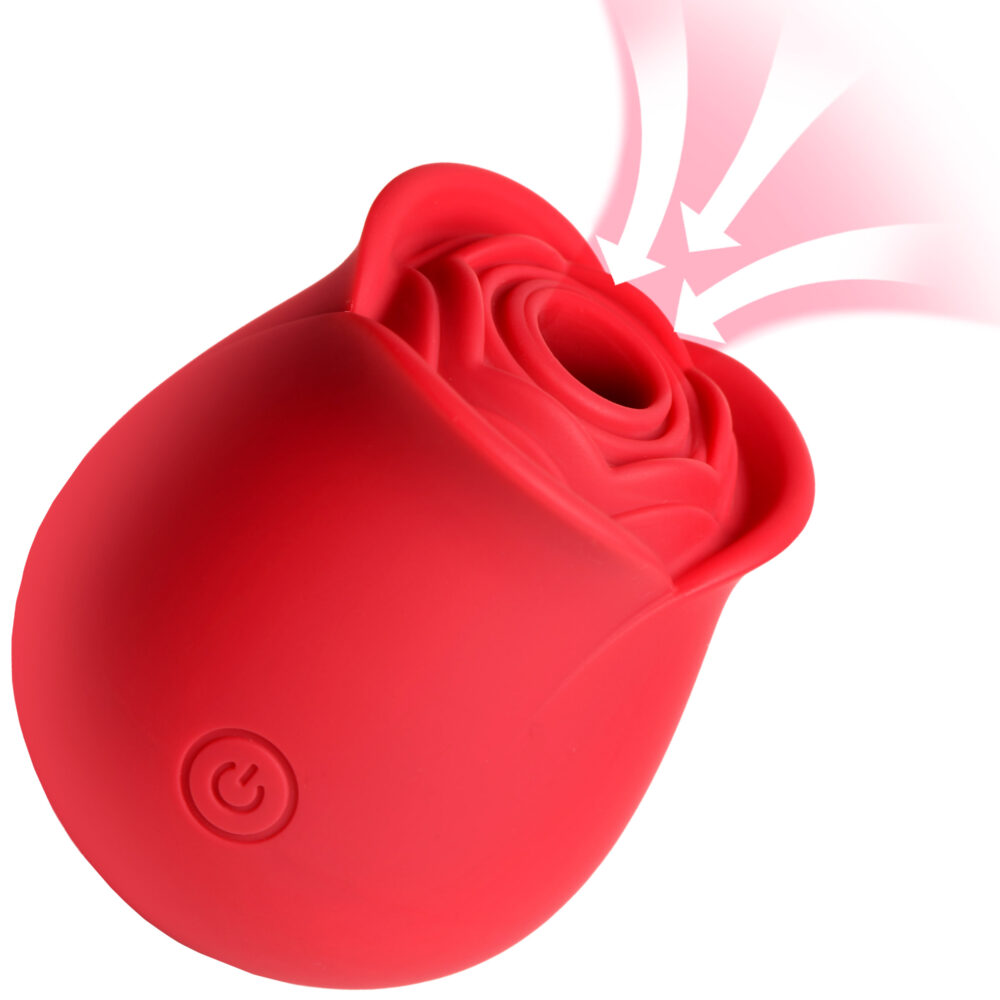 The Perfect Rose Clitoral Stimulator - Red