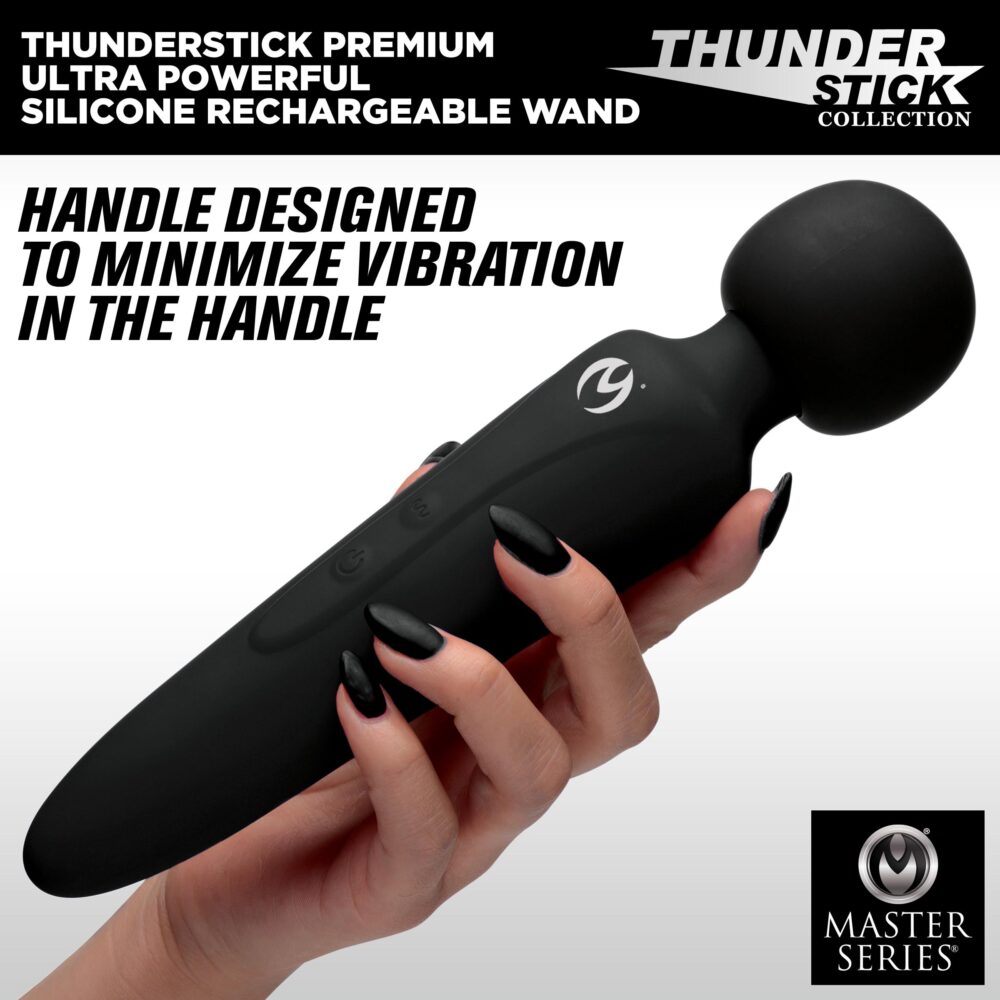 Thunderstick Premium Ultra Powerful Silicone Rechargeable Wand