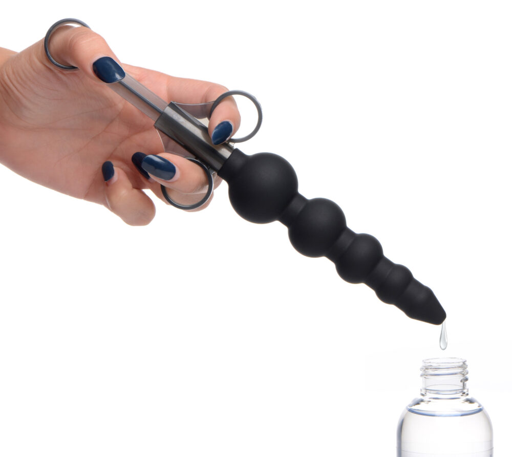 Silicone Graduated Beads Lubricant Launcher