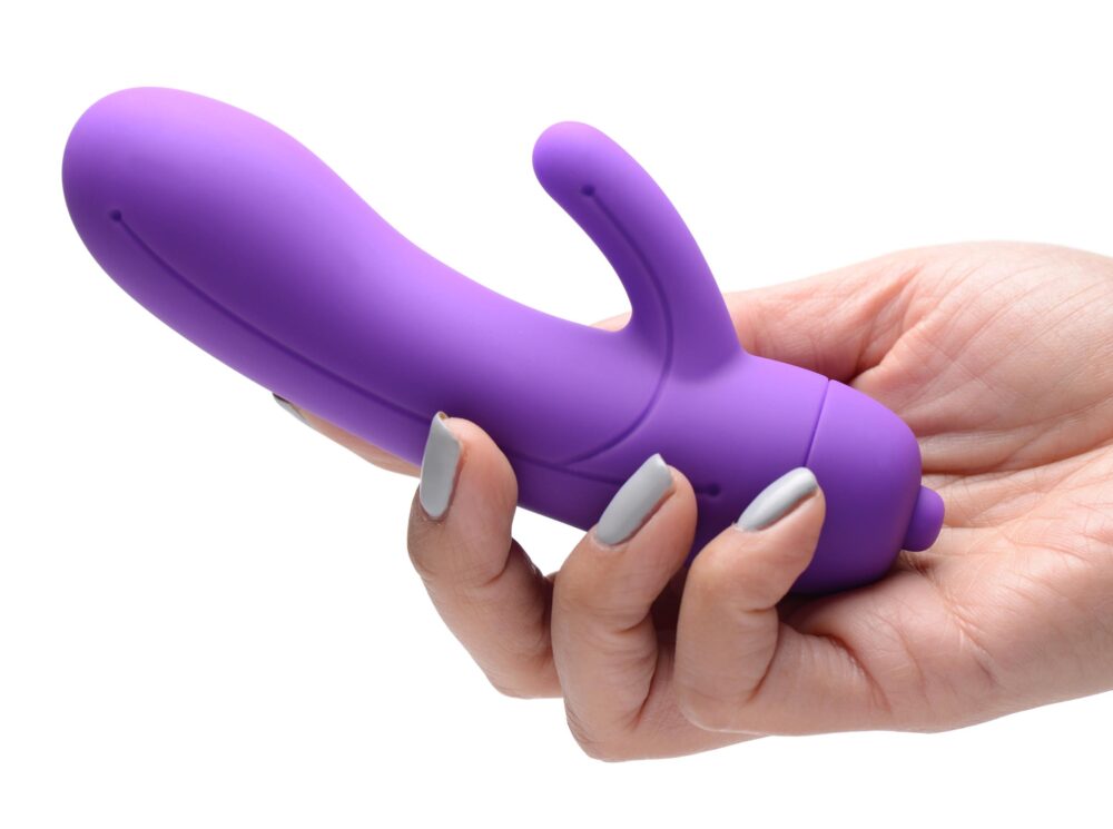 7X Lil Smoothie Mini Silicone Rabbit Vibe - Violet