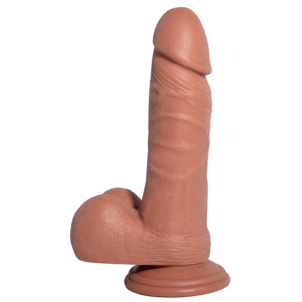 Mister Happy 5.5 Inch Dildo with Balls  - Tan